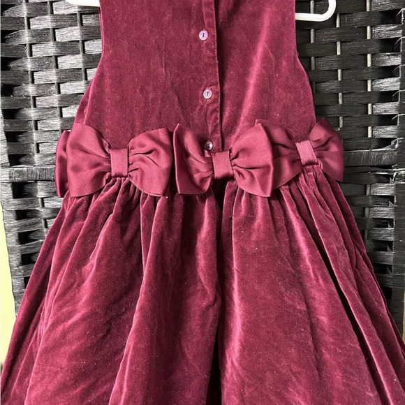 Janie & Jack velvet Christmas dress. Size 4t. Perfect condition - Picture 2 of 4